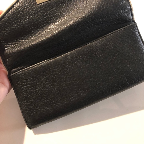 Authentic Kate Spade Black Leather Envelop… - Picture 5 of 5